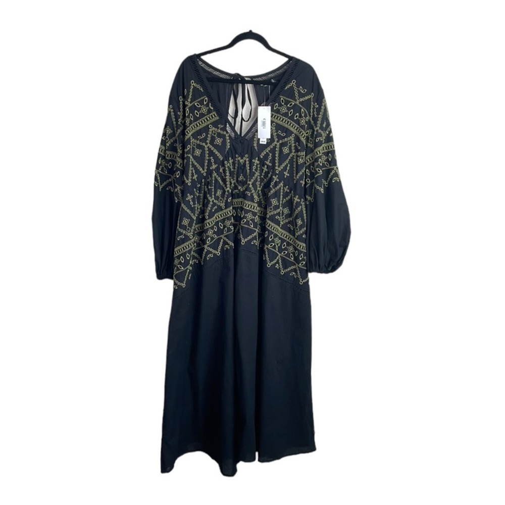 ASOS Curve Design NWT Long  Black Dress Size 20